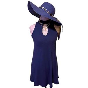 Material Girl Navy Blue Dress